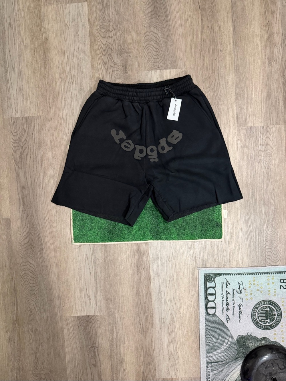 Spider black Athletic Shorts